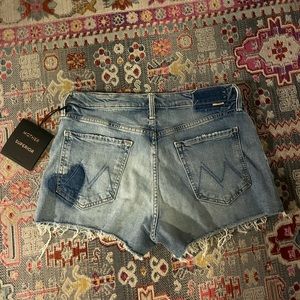 MOTHER tomcat kick fray shorts 31